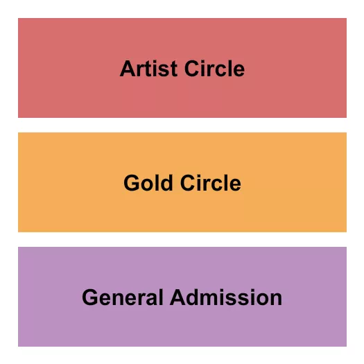 GA ARTIST CIRCLE GC Seating Map Seating Chart