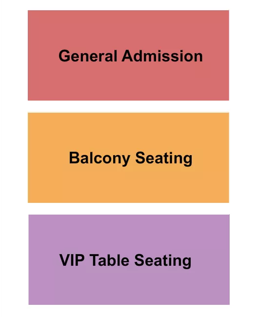 GA BALC SEATED VIP TABLE Seating Map Seating Chart