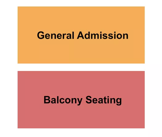 GA BALCONY Seating Map Seating Chart
