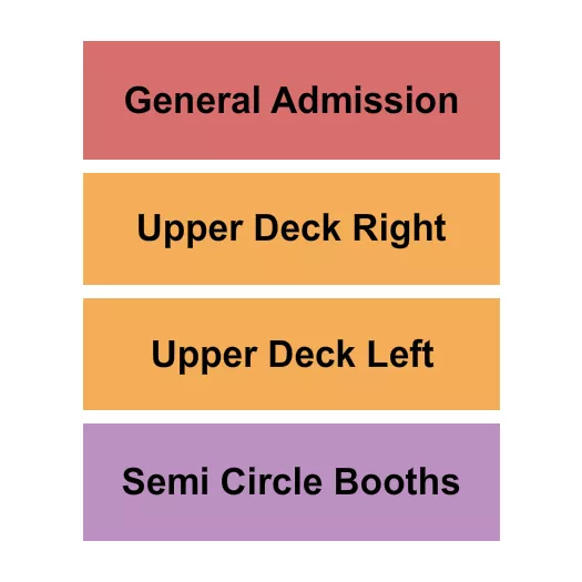 GA DECK BOOTH Seating Map Seating Chart
