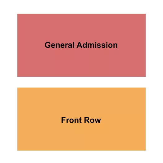GA FRONT ROW Seating Map Seating Chart