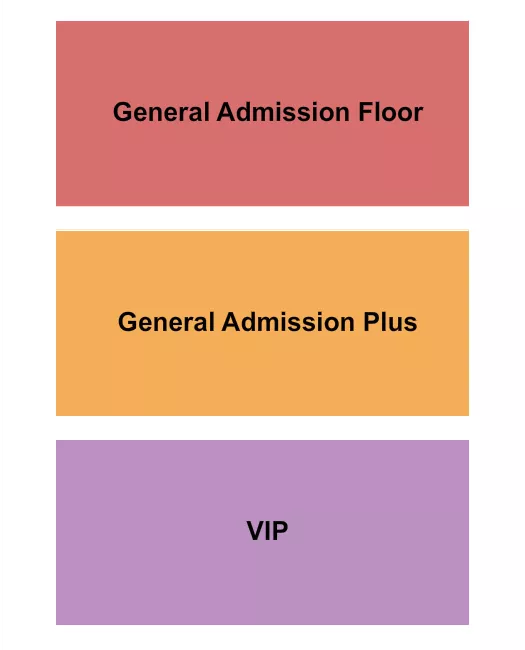 GA GA PLUS VIP Seating Map Seating Chart