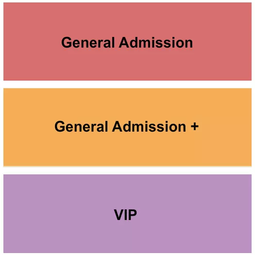 GA GA VIP Seating Map Seating Chart