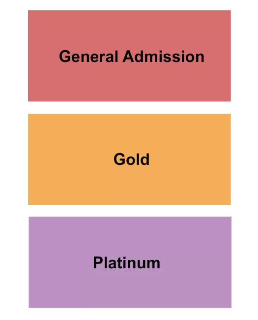 GA GOLD PLATINUM Seating Map Seating Chart