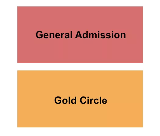 HELIUM COMEDY CLUB ATLANTA GA GOLD CIRCLE Seating Map Seating Chart