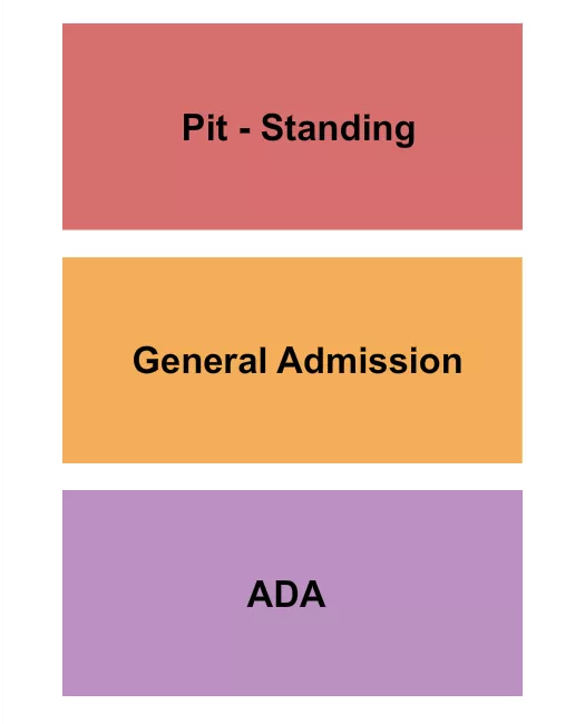 THE YORK FAIRGROUNDS PA GA PIT ADA Seating Map Seating Chart