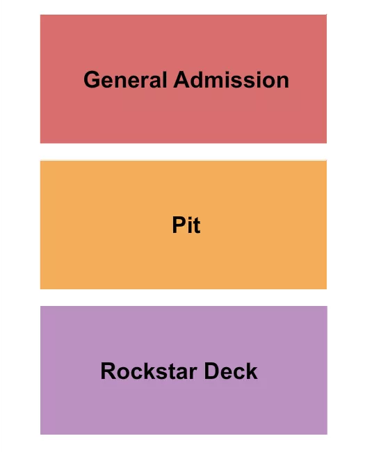 GA PIT ROCKSTAR DECK Seating Map Seating Chart