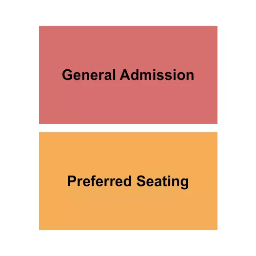 TEXAS THEATRE DALLAS GA PREFERRED Seating Map Seating Chart