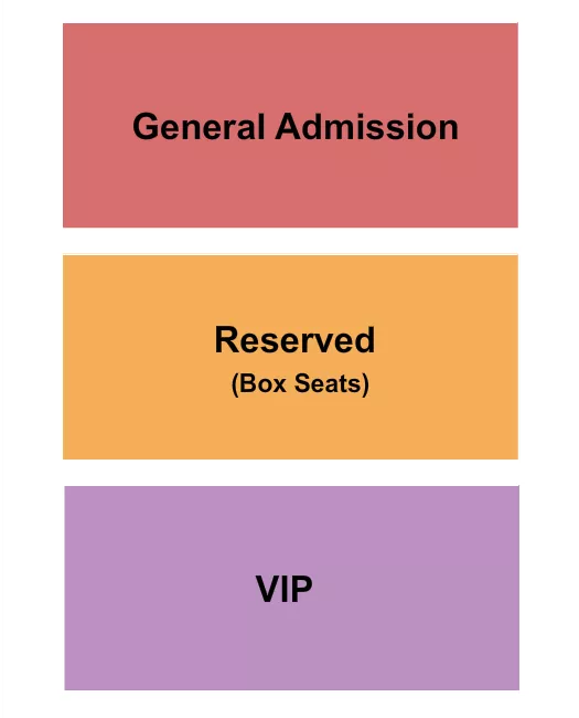 GA RESERVED VIP Seating Map Seating Chart