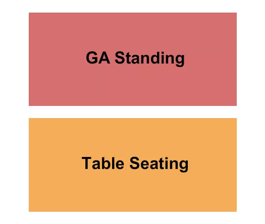 GA TABLE Seating Map Seating Chart