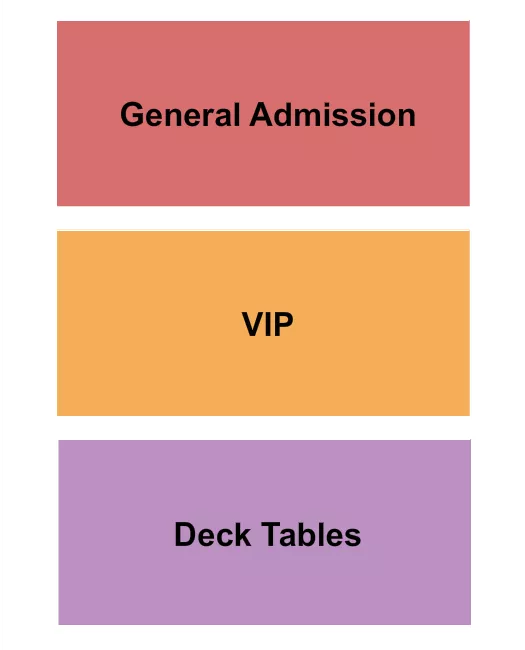 BUCKS BACKYARD GA VIP DECK TABLES Seating Map Seating Chart
