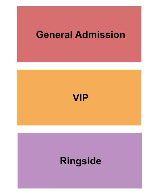 GA VIP RINGSIDE Seating Map Seating Chart