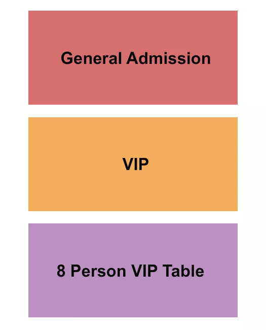 THE FORGE JOLIET GA VIP TABLE 8 Seating Map Seating Chart