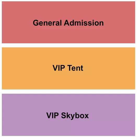 DR PEPPER PARK GA VIP TENT SKYBOX Seating Map Seating Chart
