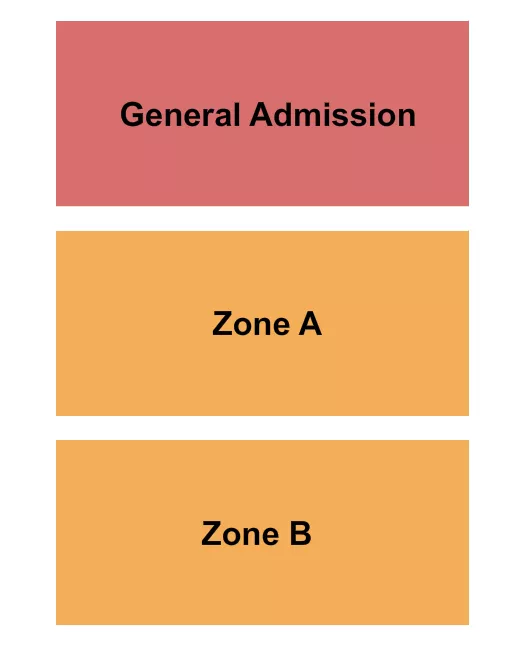 GA ZONE A ZONE B Seating Map Seating Chart