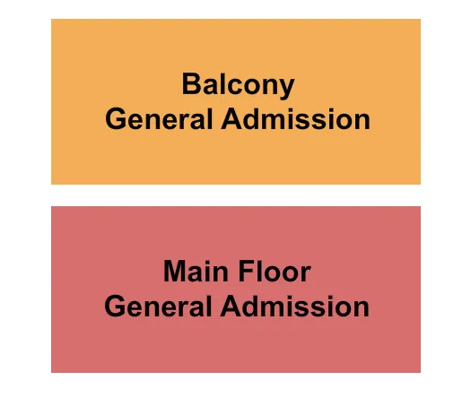 GA FLOOR GA BALC Seating Map Seating Chart