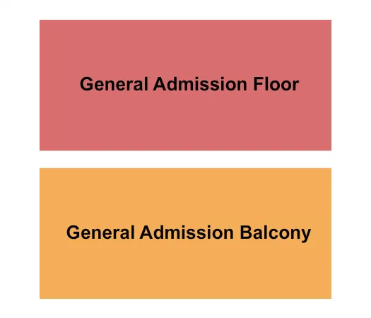 GA FLOOR BALCONY Seating Map Seating Chart