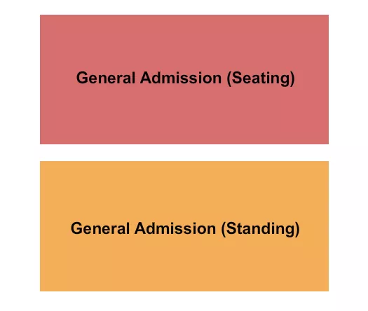 GA SEATED STANDING Seating Map Seating Chart