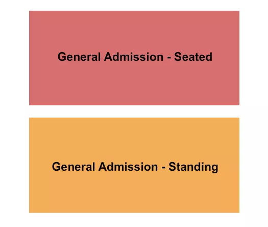 GA SEATED STANDING Seating Map Seating Chart