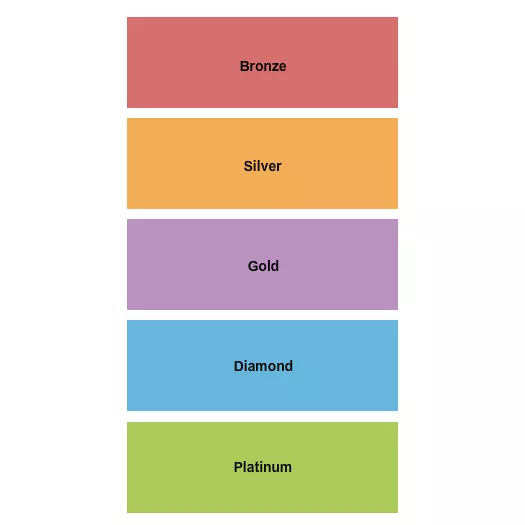 GA TIERED Seating Map Seating Chart