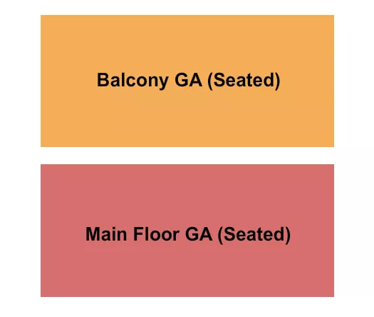 MAINFLOORGA BALCONYGA Seating Map Seating Chart