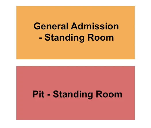 PIT GA Seating Map Seating Chart