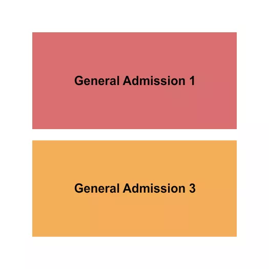 UNION HALL EDMONTON TIERED GA Seating Map Seating Chart