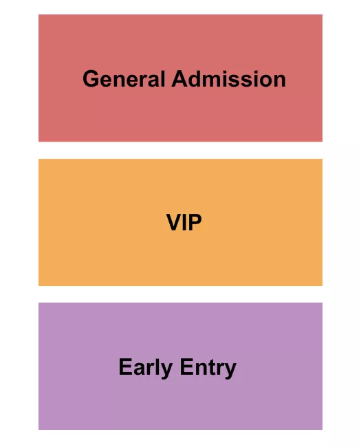 GRACE CHURCH FL VIP GA EARLY ENTRY Seating Map Seating Chart