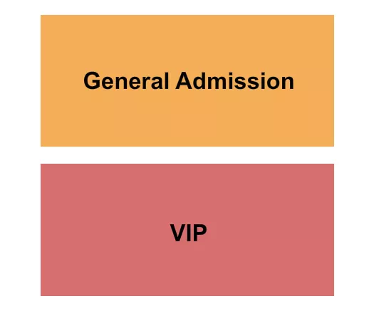 NATIONAL SALOON CALGARY GA VIP Seating Map Seating Chart