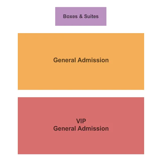 VIP GA GA Seating Map Seating Chart