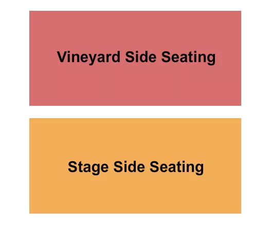 VINEYARD SIDE STAGE SIDE Seating Map Seating Chart