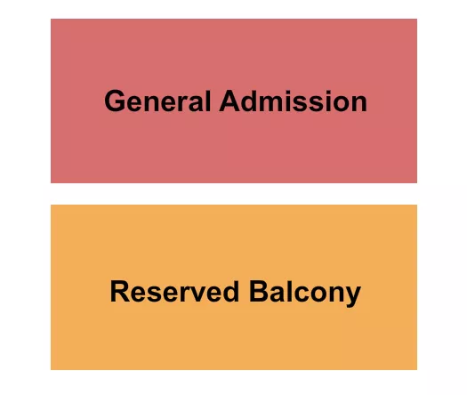 GA BALCONY Seating Map Seating Chart