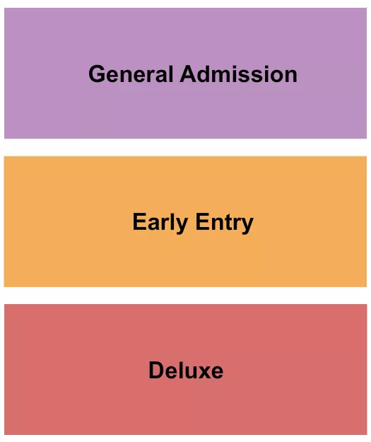 FIRST FREE CHURCH MO DELUXE EARLY ENTRY GA Seating Map Seating Chart