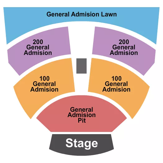 ENDSTAGE GA ALL Seating Map Seating Chart