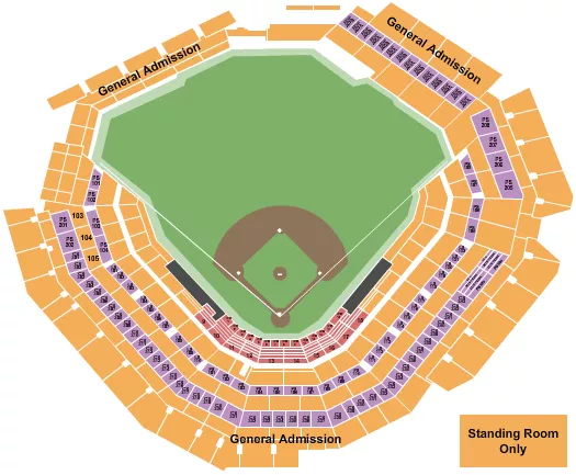 COLLEGE SHOWDOWN Seating Map Seating Chart