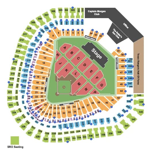 PAUL MCCARTNEY Seating Map Seating Chart