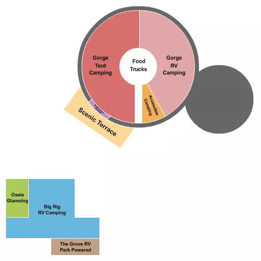 CAMPING 2 Seating Map Seating Chart