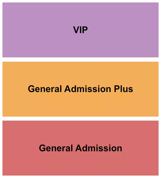 GA GA PLUS VIP Seating Map Seating Chart