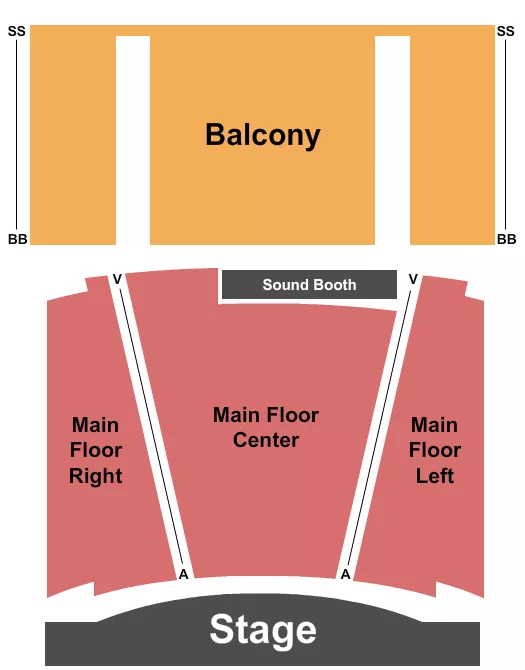 ENDSTAGE Seating Map Seating Chart