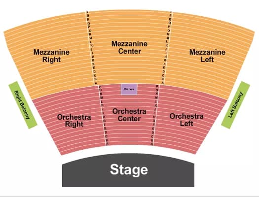 ENDSTAGE 3 Seating Map Seating Chart