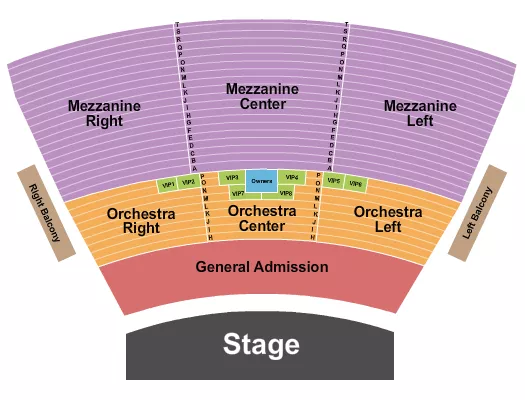 ENDSTAGE GA PIT 2 Seating Map Seating Chart