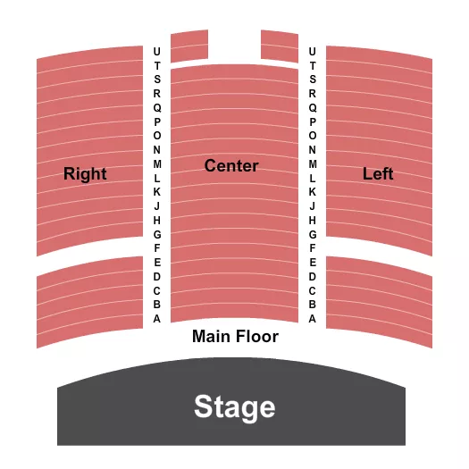GRAND THEATRE UT END STAGE Seating Map Seating Chart
