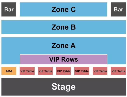 ENDSTAGE 2 Seating Map Seating Chart
