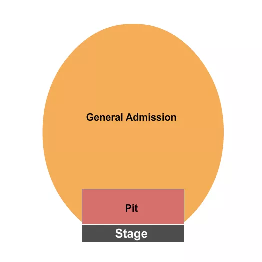 GREEN VALLEY RANCH RESORT AMPHITHEATER GA PIT Seating Map Seating Chart