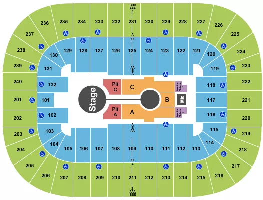 BRANDON LAKE Seating Map Seating Chart