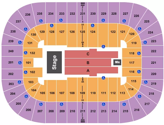 DON OMAR Seating Map Seating Chart