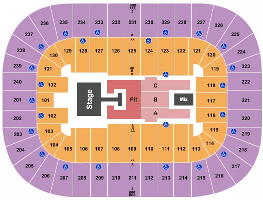SLEEP TOKEN Seating Map Seating Chart