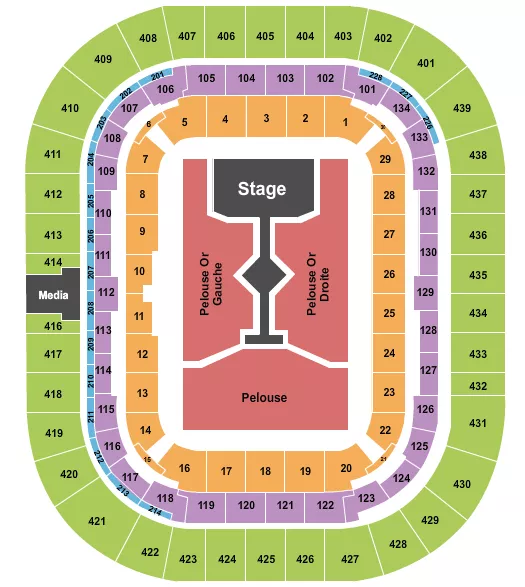 TAYLOR SWIFT Seating Map Seating Chart