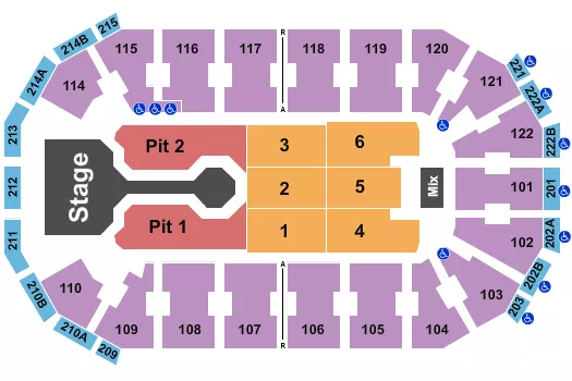 JOSIAH QUEEN Seating Map Seating Chart