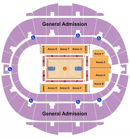 IVERSON CLASSIC Seating Map Seating Chart
